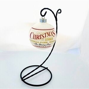 Vintage 1983 Hallmark Christmas Central Park Skating Pond Ornament NIB